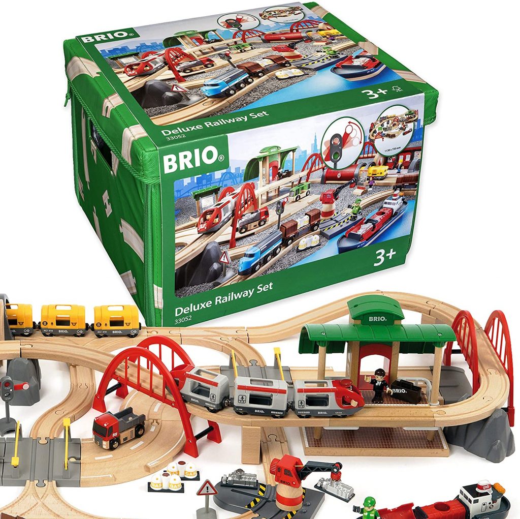 Brio 33052 Deluxe Railway Set. El circuito de tren más completo 2020