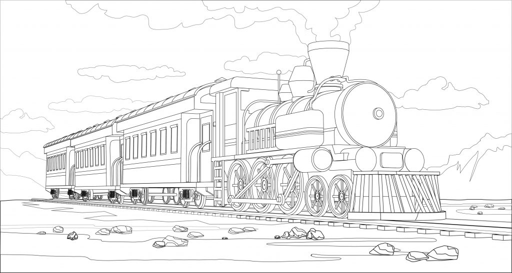 🚂 Todos los dibujos de trenes para colorear y entretener a los niños